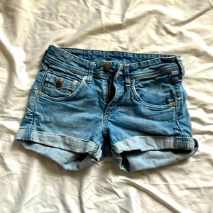H and M blue Jean shorts